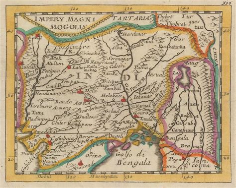 Pierre Duval, [Moghul Empire], 1694 | The Map House