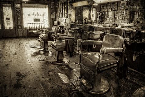 Vintage Barber Shop Photograph by Greg Mimbs