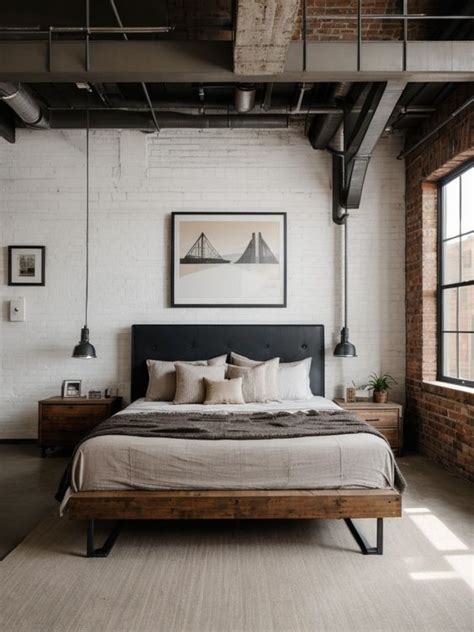 30+ Masculine Industrial Bedroom Designs 2024 You'll Love