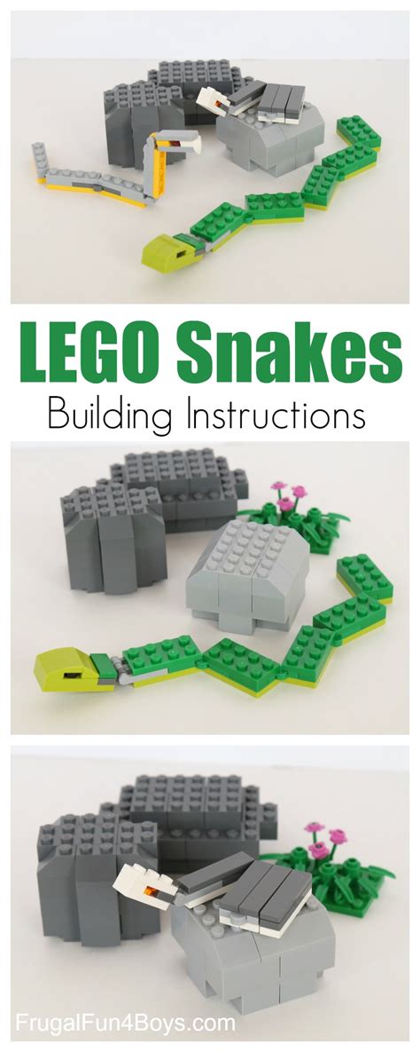 Slithering Snakes LEGO Building Instructions - Frugal Fun For Boys and ...