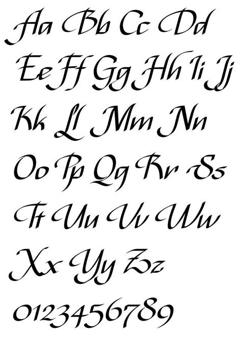 Imagen relacionada | Calligraphy fonts alphabet, Calligraphy fonts ...