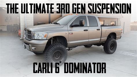 The Best 3rd Gen Ram Suspension: 6" Carli Dominator System - YouTube