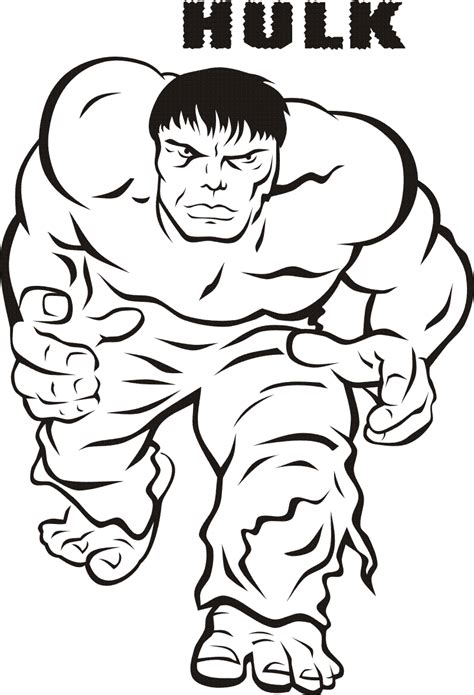 Hulk Smash Coloring Pages