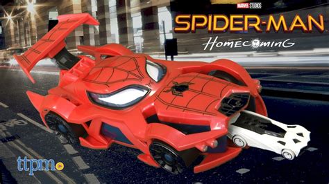 Spider-Man Web-Car Launcher from Mattel - YouTube