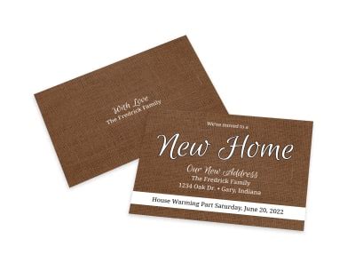 Change of Address Card Templates | MyCreativeShop