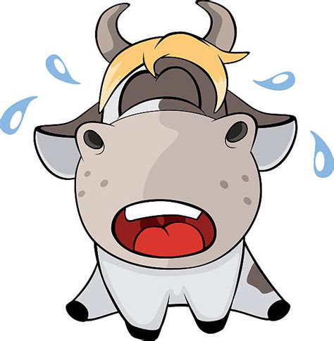 Crying Cow Illustrations, Royalty-Free Vector Graphics & Clip Art - iStock