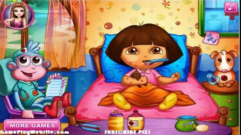 Dora Online Game Children Gameplay Video - Baby Girl Games - YouTube