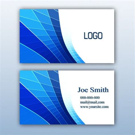 Free PSD | Blue business card design | Free business card design ...