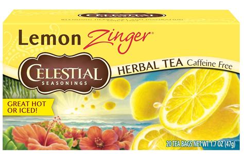 Celestial | Lemon Zinger Tea | 6 x 20 Bags: Amazon.co.uk: Grocery