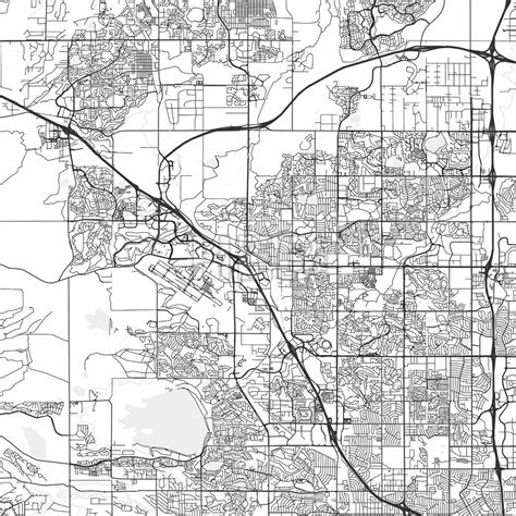 Broomfield, Colorado - Area Map - Light | HEBSTREITS Sketches | Area map, Broomfield, Map