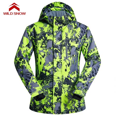 WILD SNOW 2017 New Winter Ski Jackets Suit Men Outdoor Thermal ...