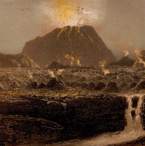 Volcanoes.earthquakes.1866.ancient Lithograph Color.el Jorullo | Etsy ...