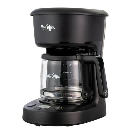 Mr. Coffee 5-Cup Programmable Coffee Maker, 25 oz. Mini Brew, Brew Now ...