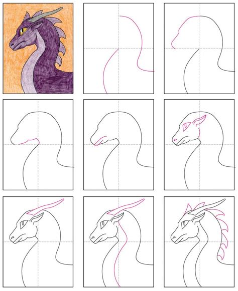 How To Draw A Dragon Step By Step at Drawing Tutorials