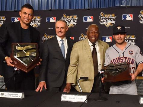 Altuve, Stanton named 2017 Hank Aaron Award winners | theScore.com