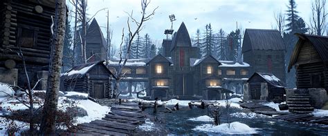 ArtStation - Winter Village