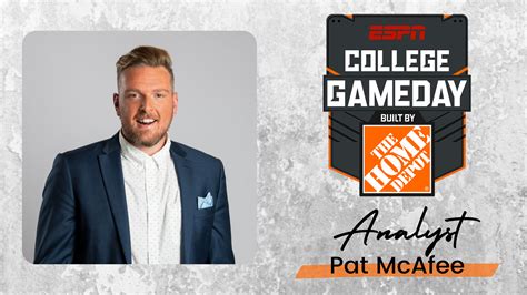 Pat McAfee Joins ESPN’s College GameDay Built by The Home Depot - ESPN ...