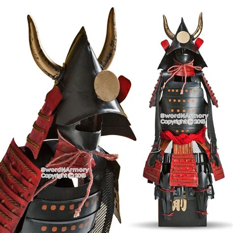 15.5" High Kuroda Clan Shogun Japanese Samurai Armor Miniature Statue