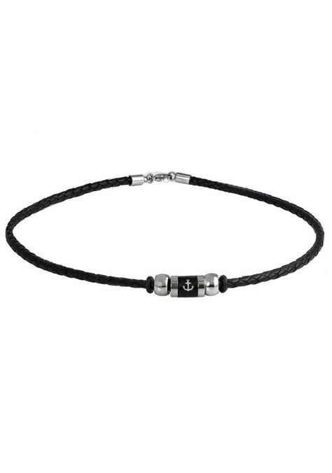 Firetti Kette mit Anhänger Schmuck Geschenk, Anker, Flechtkordel ...