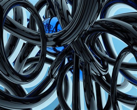 Black and Blue Wallpaper Abstract 3D Wallpapers in jpg format for free ...