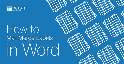 How to Create Mail Merge Labels in Word 2003-2019 & Office 365 ...