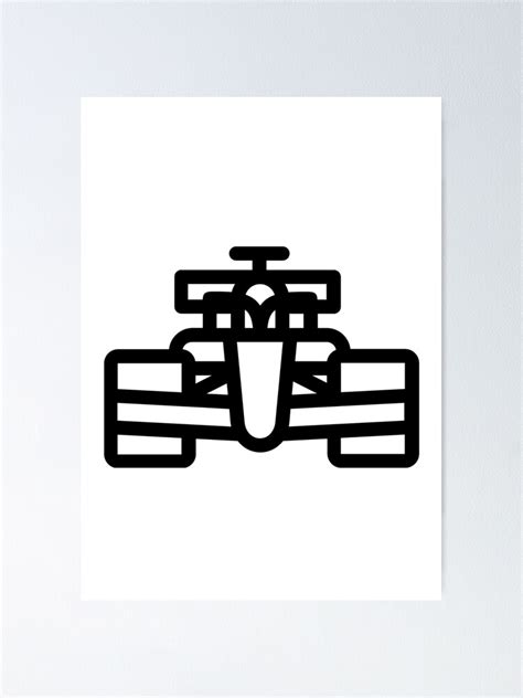 "F1 Formula One Car silhouette" Poster for Sale by khalil-is-here | Redbubble