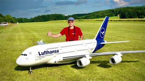 Brilliant XL RC Airbus A380-800 Xanten Lufthansa from Heiko Schiffers | Airliner Meeting 2021 ...