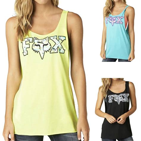 2015 Fox Racing Womens Summer Image Casual Sleeveless Tank Top | Fox clothing, Fox racing ...