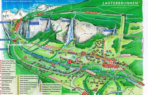 Лаутербруннен (Lauterbrunnen), Швейцария - возле Интерлакена