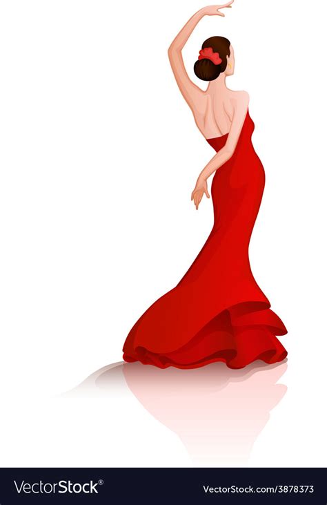 Flamenco dance Royalty Free Vector Image - VectorStock