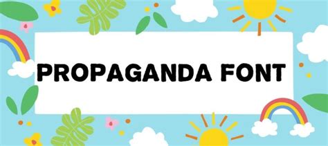 Propaganda Font Free Download