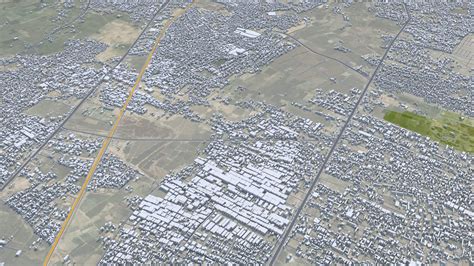 Quetta City Pakistan 3D Model 40km by 3dstudio