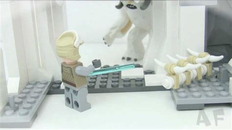 Hoth WAMPA CAVE Lego Star Wars Stop motion Review Set 8089 - YouTube