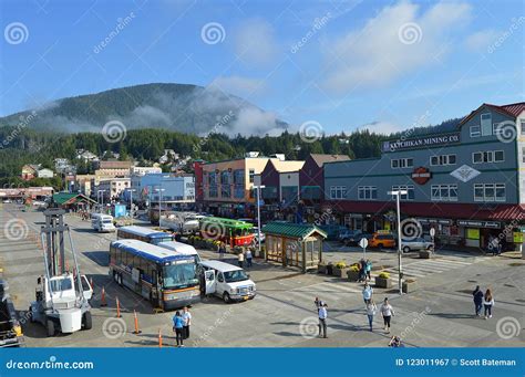 Ketchikan Alaska Cruise Port Editorial Photography - Image of tour, alaskan: 123011967