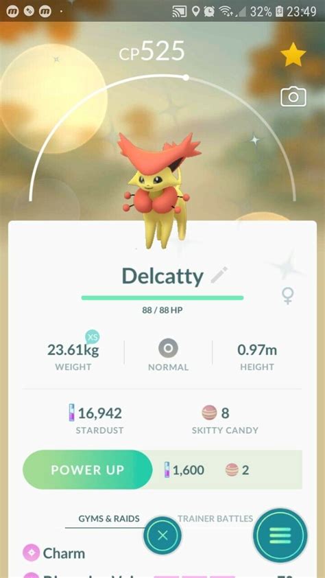 Shiny Delcatty ( Skitty Evolution ) Pokemon Trade Go | eBay