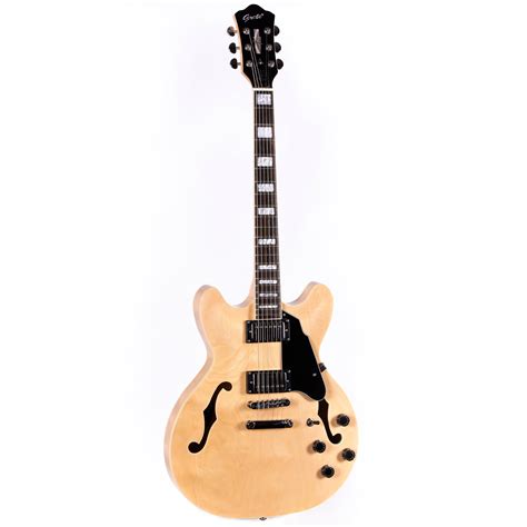 New Product GROTE BRAND Semi Hollow Body Electric Guitar Natural – Grote Guitar