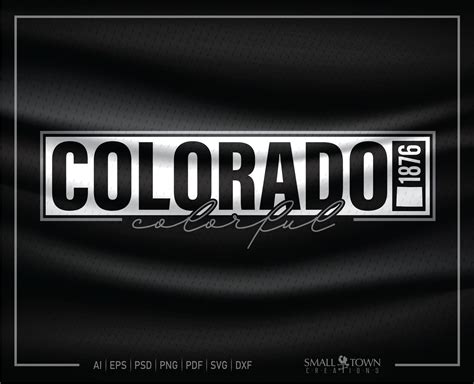 Colorado SVG State of Colorado Colorful CO Colorado motto | Etsy