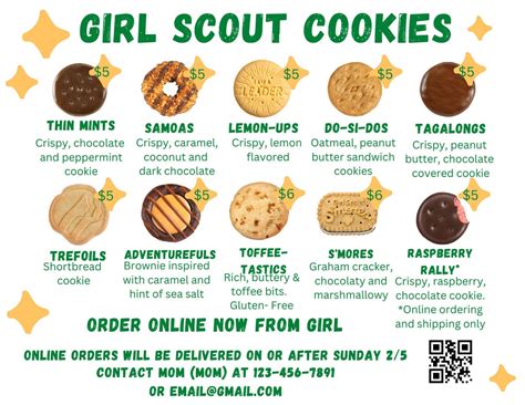 Girl Scout Cookie 2023 Little Brownie Baker Editable/printable - Etsy