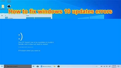 Windows 10 - How to fix windows 10 updates errors - YouTube