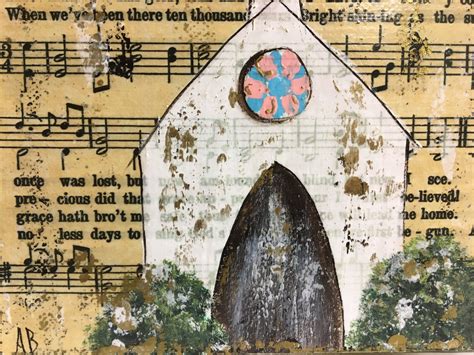 Chapel Painting church painting hymnal church painting | Etsy