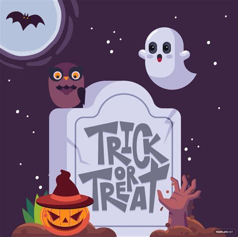 Halloween Trick or Treat Vector in Illustrator, SVG, JPG, EPS, PNG ...