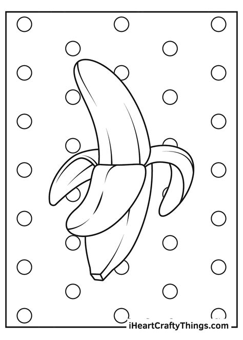 Bunch Of Banana Coloring Pages