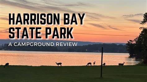 Harrison Bay State Park Camping - A Campground Review - YouTube