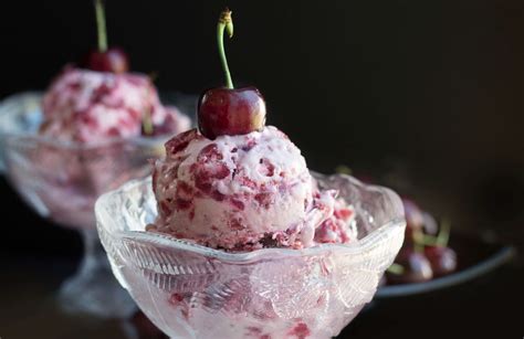 Quick & Easy Homemade Cherry Ice Cream - Erren's Kitchen