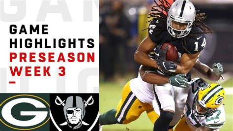 Packers vs. Raiders Highlights | NFL 2018 Preseason Week 3 - YouTube