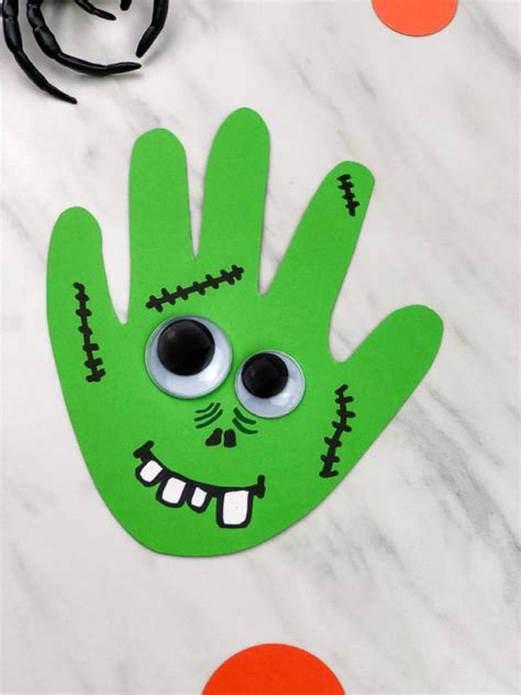 Easy Handprint Zombie Craft For Kids | Halloween handprint crafts, Halloween crafts, Handprint ...