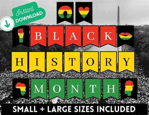 Black History Banner Printable - vrogue.co