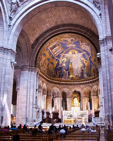 Interior Sacre Coeur Basilica Paris France Photograph by Jon Berghoff