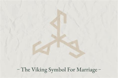 The Fascinating History Of The Viking Symbol For Marriage - Viking Style