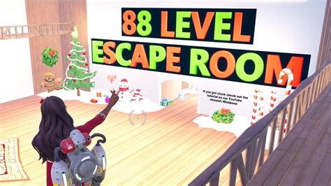 How YOU Can Complete Fortnite 88 LEVEL ESCAPE ROOM - HOLIDAY by Wishbone? 10/10 SCROLLS SOLUTION ...